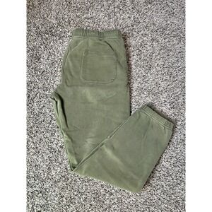 American Eagle Cotton Sweatpants Women's Size Medium Olive Green Casual Comfort